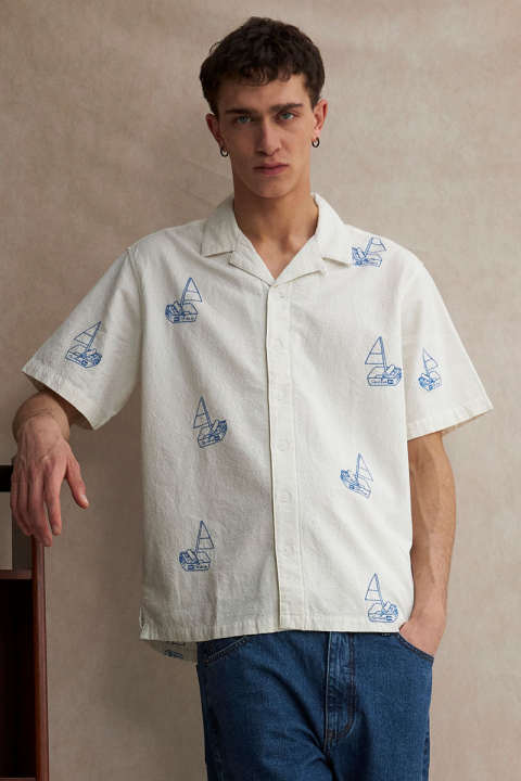 Solid Ottild SS Hemd  Off White