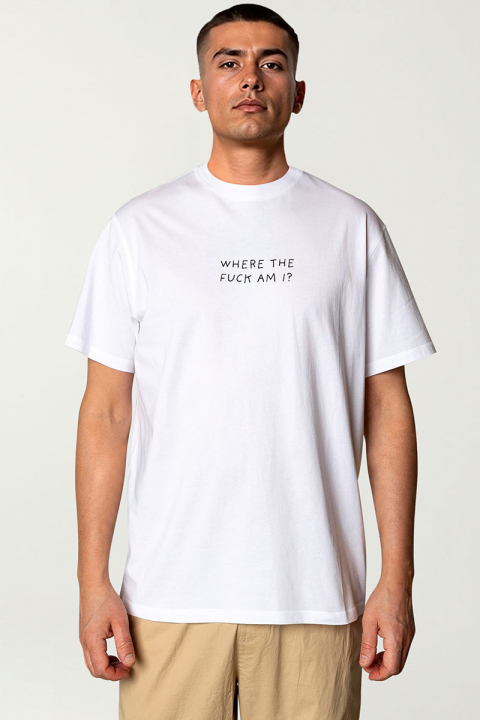 Fat Moose Lost T-Hemd White
