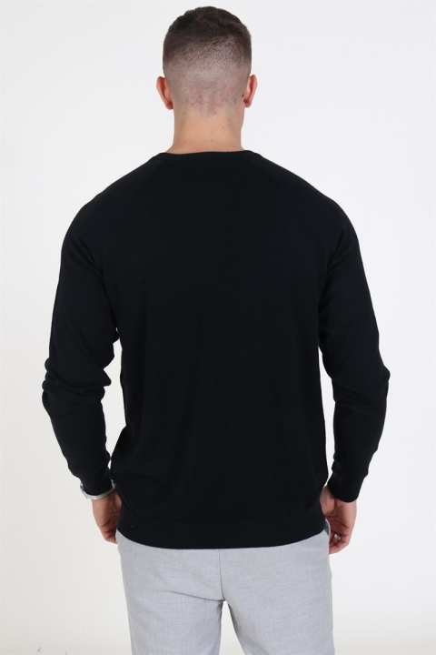 Only & Sons Mikkel Soft Crew Raglan Stricken Black