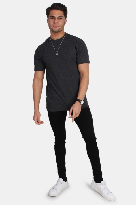 Basic Brand Oversize Tee Antracit