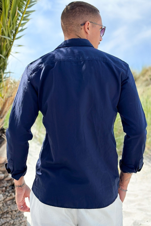 Jack & Jones Summer Hemd LS Navy Blazer