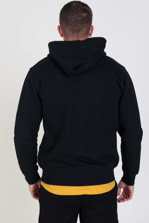 Solid Organic Morgan Zip Sweatshirts Black