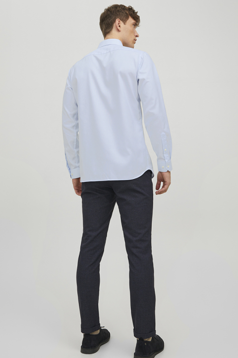 Jack & Jones Parker Wrinkle Resistant Hemd LS Cashmere Blue