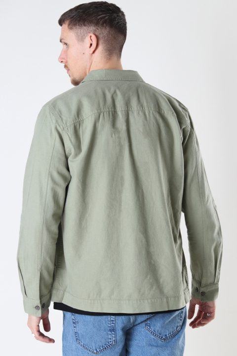 ONLY & SONS ONSKENNET LIFE LS LINEN OVERSHIRT NOOS Oil Green