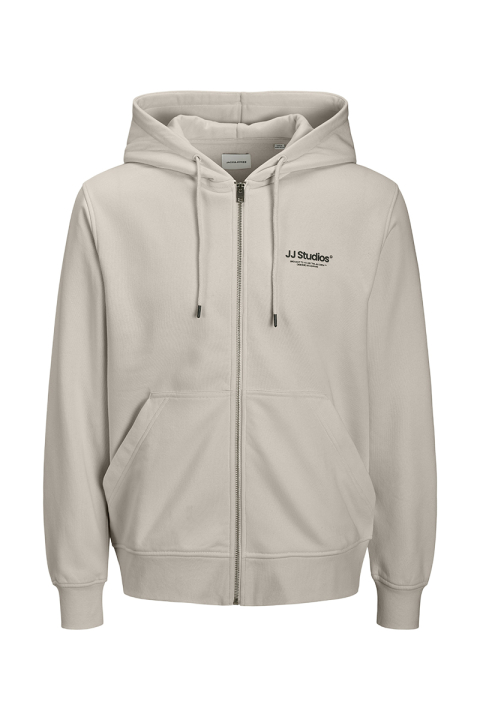 Jack & Jones Soho Sweat Zip Hoodie Moonbeam
