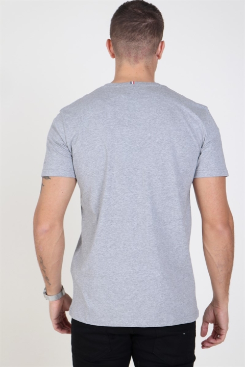 Les Deux Flag T-Hemd Grey Melange