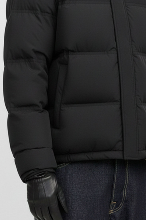Jack & Jones Soho Puffer Hood Jacket  Black