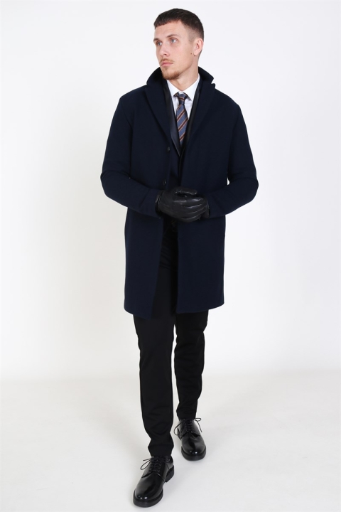 Selected Brove Wollmantel Dark Sapphire