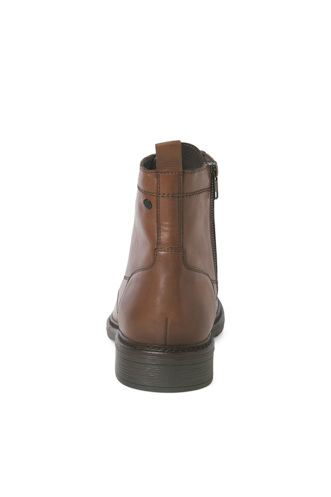 Jack & Jones Wentworth Leather Boots Cognac