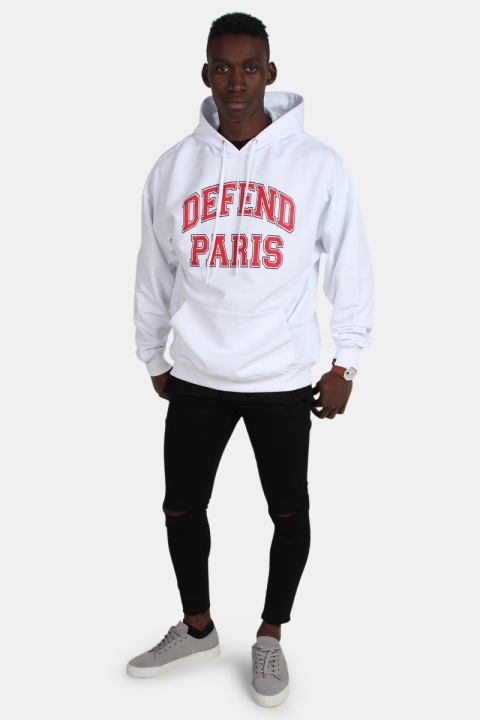 Defend Paris 92 Hoodies Sweatshirts Capuche White