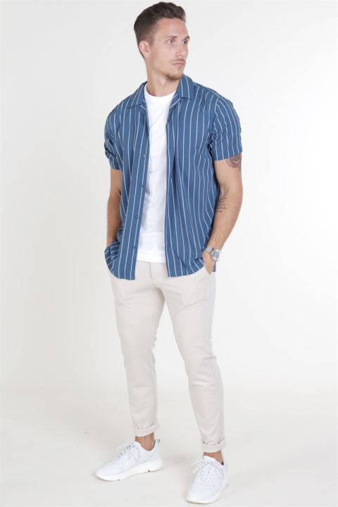 Jack & Jones JPRYDEN Resort Hemd S/S Estate Blue