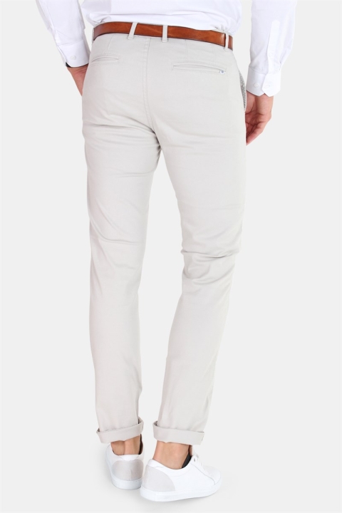 Kronstadt Daniel Stretch Chino Hose Light Grey