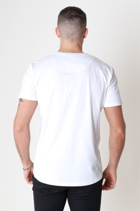 Clean Cut Antonie Logo S/S T-Hemd White