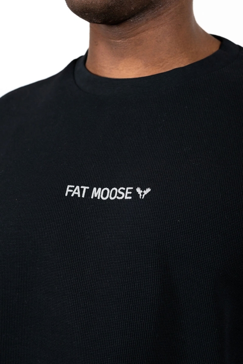 Fat Moose Christopher Structured Tee Black