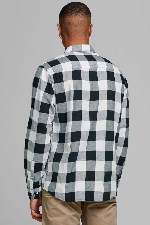 Jack & Jones Gingham Twill Hemd L/S Whisper White