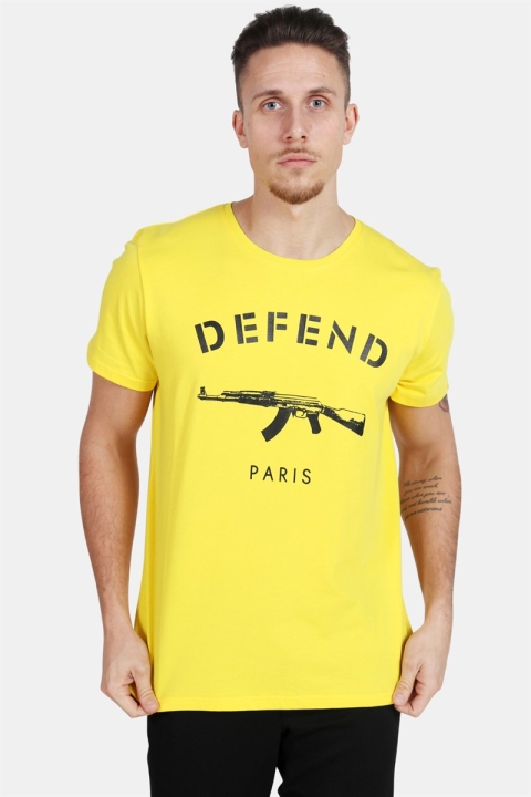 Defend Paris Paris T-Hemd Cyber Yellow
