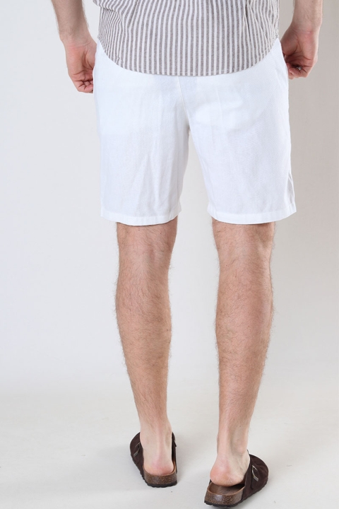 Kronstadt Chill Linen Shorts Off White