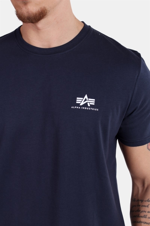 Alpha Industries Basic T-Hemd Small Logo Navy