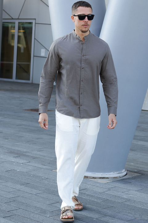 Jack & Jones Summer Band Hemd LS Falcon