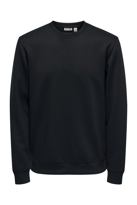 ONLY & SONS Luca Regular Fit Crew Neck Black