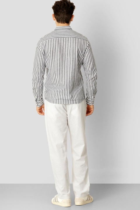 Clean Cut Copenhagen Barcelona Cotton Linen Pants White