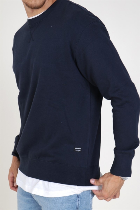 Jack & Jones Soft Sweatshirts Crew Neck Navy Blazer