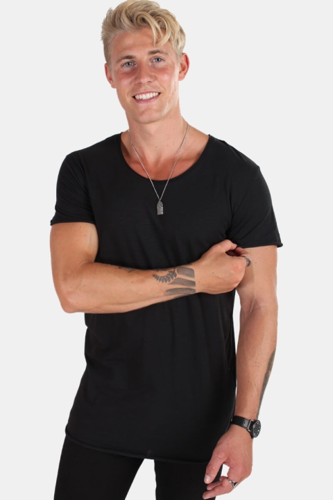 Jack & Jones Bas T-Hemd Neck Noos Black Detail Reg Fit