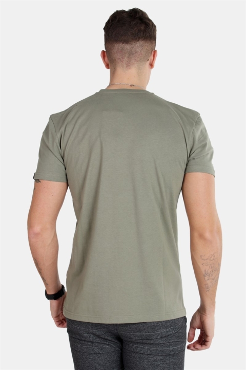 Alpha Industries Basic T-Hemd Small Logo Olive