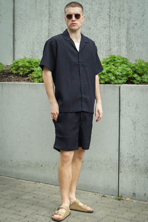 Jack & Jones Massimo Resort Hemd SS Black