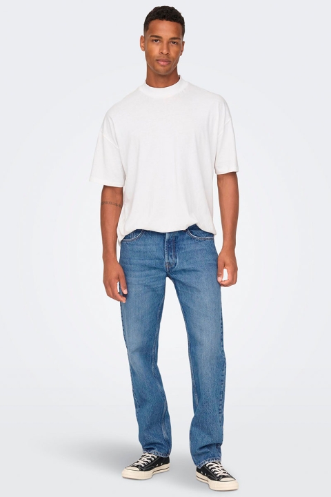 Only & Sons Edge Straight Fit 4939 Medium Blue Denim