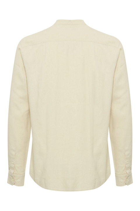 Solid Allan China Linen Hemd Oatmeal