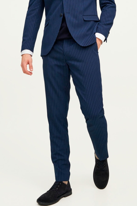 Jack & Jones FRANCO PIN STRIPE ANZUG Navy Blazer