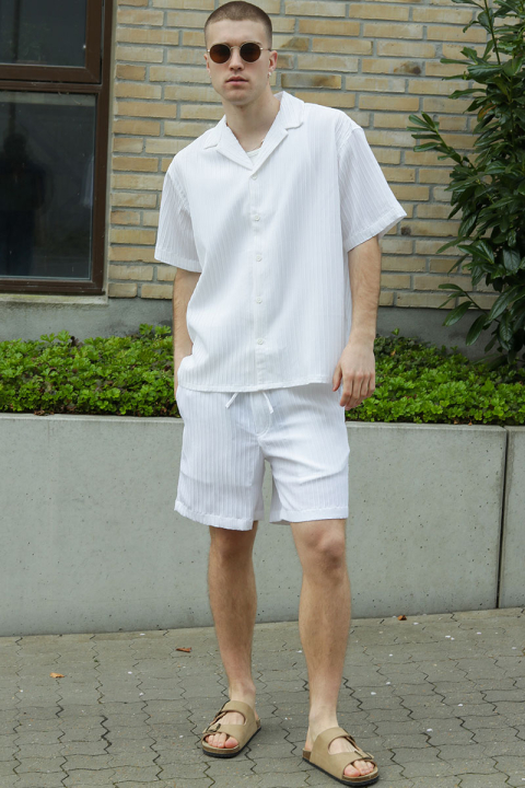 Jack & Jones Massimo Resort Hemd SS White