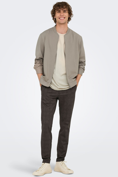 ONLY & SONS Mark Bomber Jacket Vintage Khaki