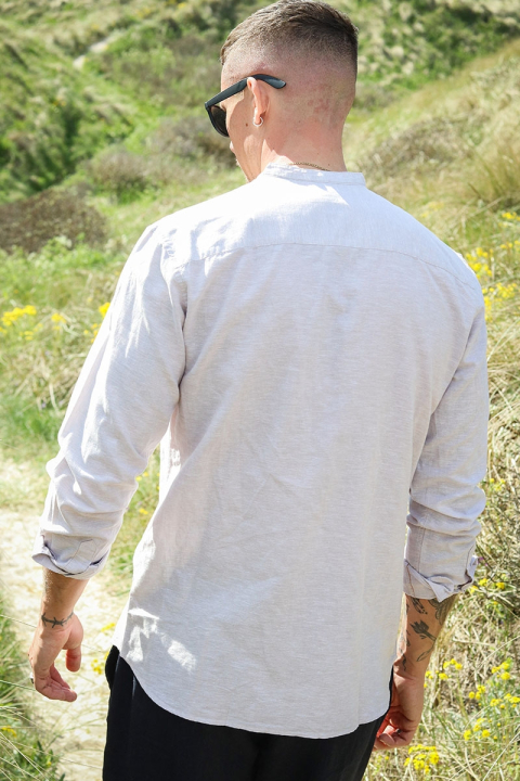 Jack & Jones Summer Band Hemd LS Crockery