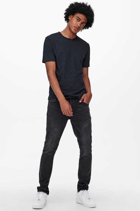 ONLY & SONS ONSALBERT LIFE NEW SS TEE Dark Navy