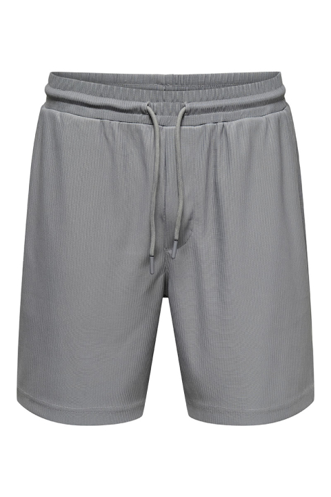 ONLY & SONS Tel Regular Plizze Shorts Limestone