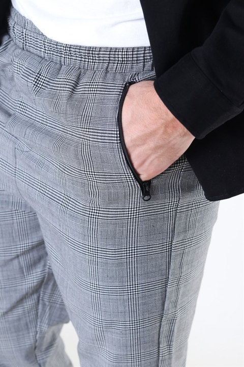 Denim Project Anzug Check Pant Grey Check
