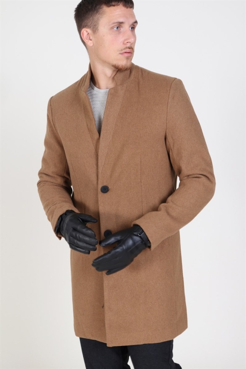 Only & Sons Maximilian Trench Coat Camel