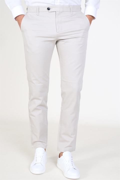 Selected Slim Carlo Pants B Noos Silver Lining