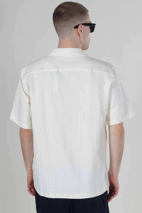 ONLY & SONS Males Regular Fit SS Resort Hemd Egret