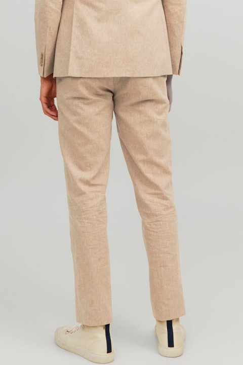 Jack & Jones Riviera Linen Trousers Beige