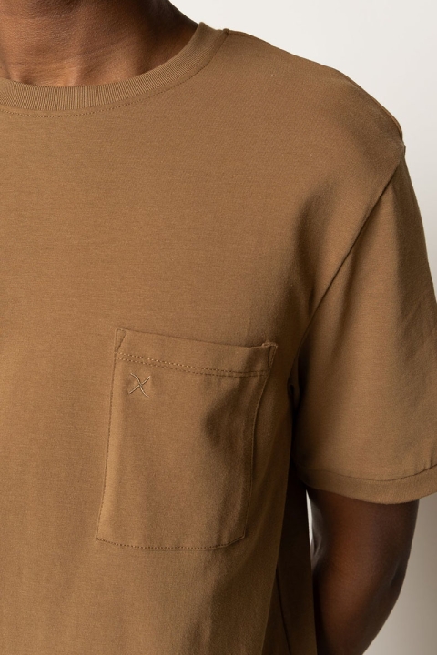 Clean Cut Copenhagen Clean Formal T-Hemd Brown