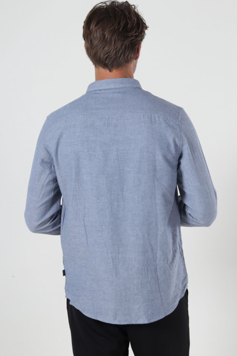 Kronstadt Johan Diego Cotton Hemd Navy Mix