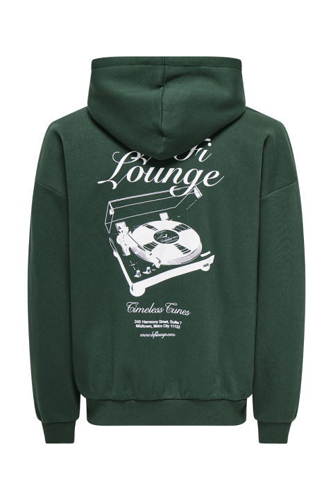 ONLY & SONS Ceres Chill Oversize Hoodie Sweatt Pine Grove