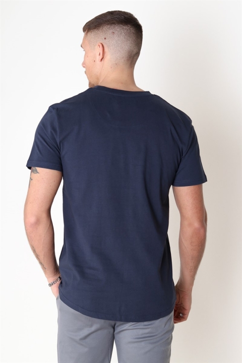 Clean Cut Antonie Logo S/S T-Hemd Navy