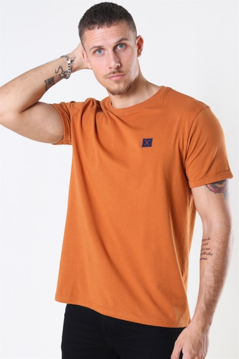 Clean Cut Basic Organic T-Hemd Dusty Orange