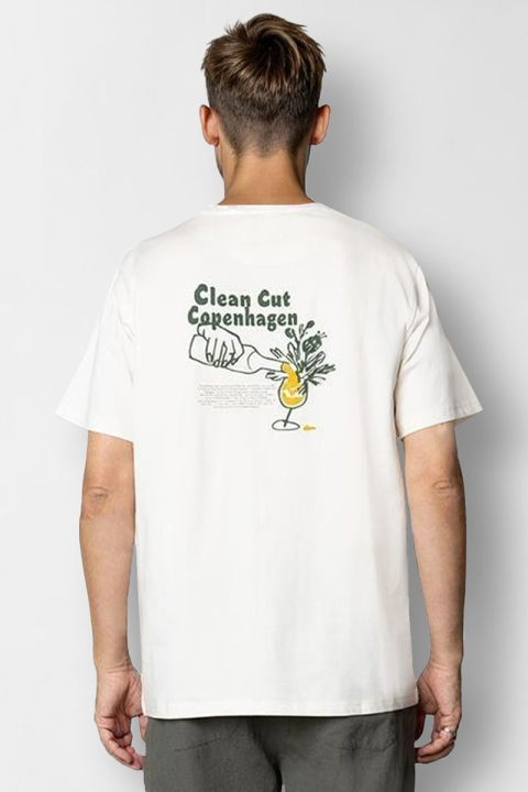 Clean Cut Copenhagen Doug organic T-Hemd SS Ecru