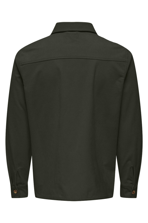 ONLY & SONS Tile Corduroy Hemd Rosin