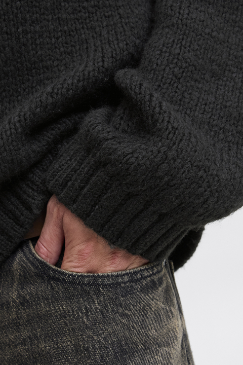 Jack & Jones Kidd Knit Crew Neck Black